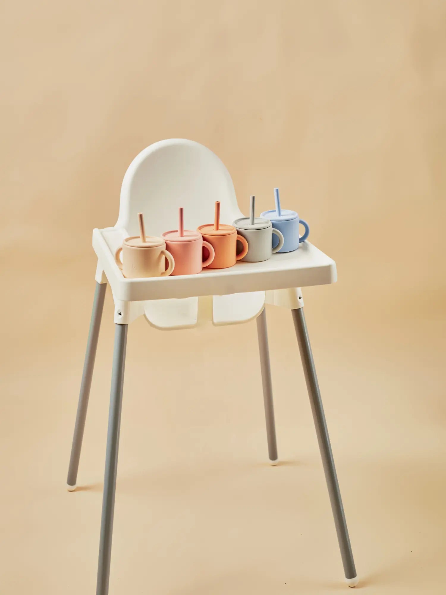 Paalm Baby silicone handle straw cup - toddler drinking cup Nigeria