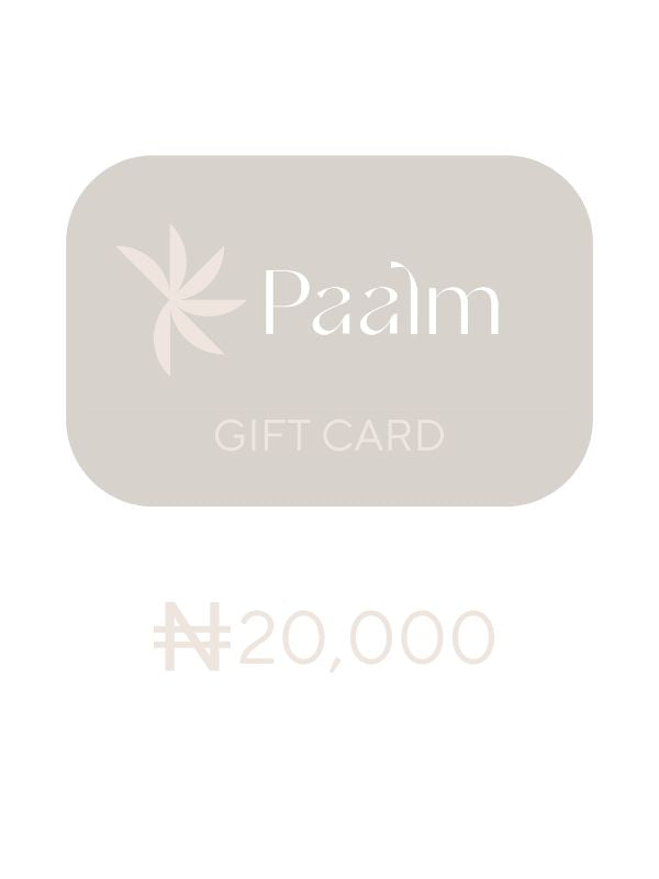 Paalm Baby gift card - perfect baby shower gift Nigeria