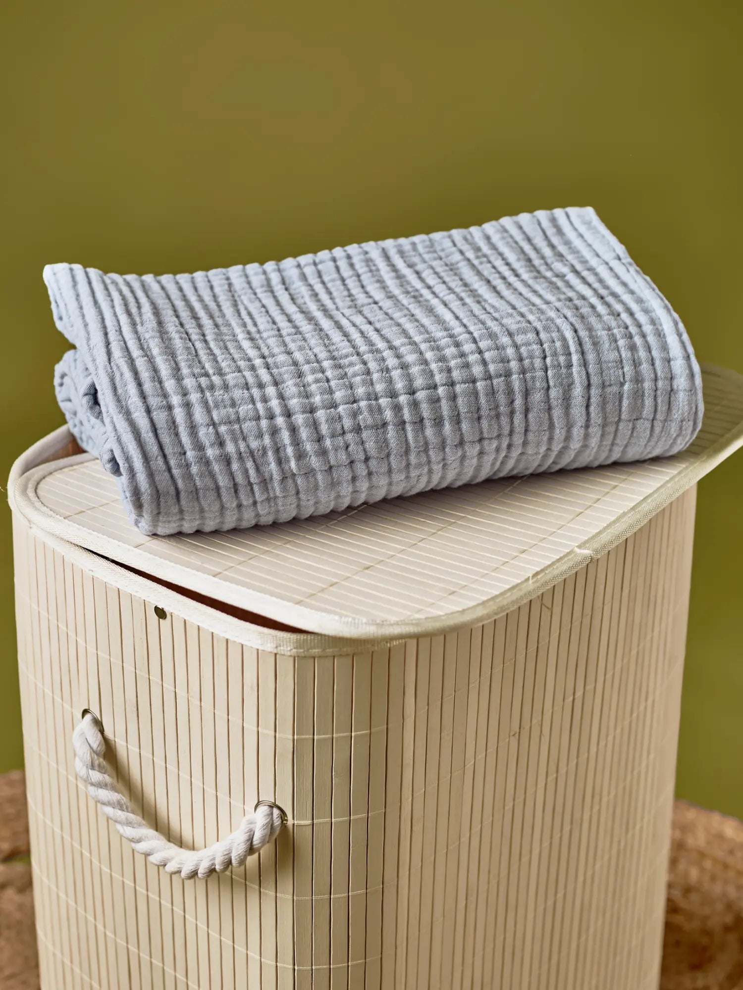 Mila 4-layer organic cotton gauze baby blanket swaddle | Paalm Baby Nigeria