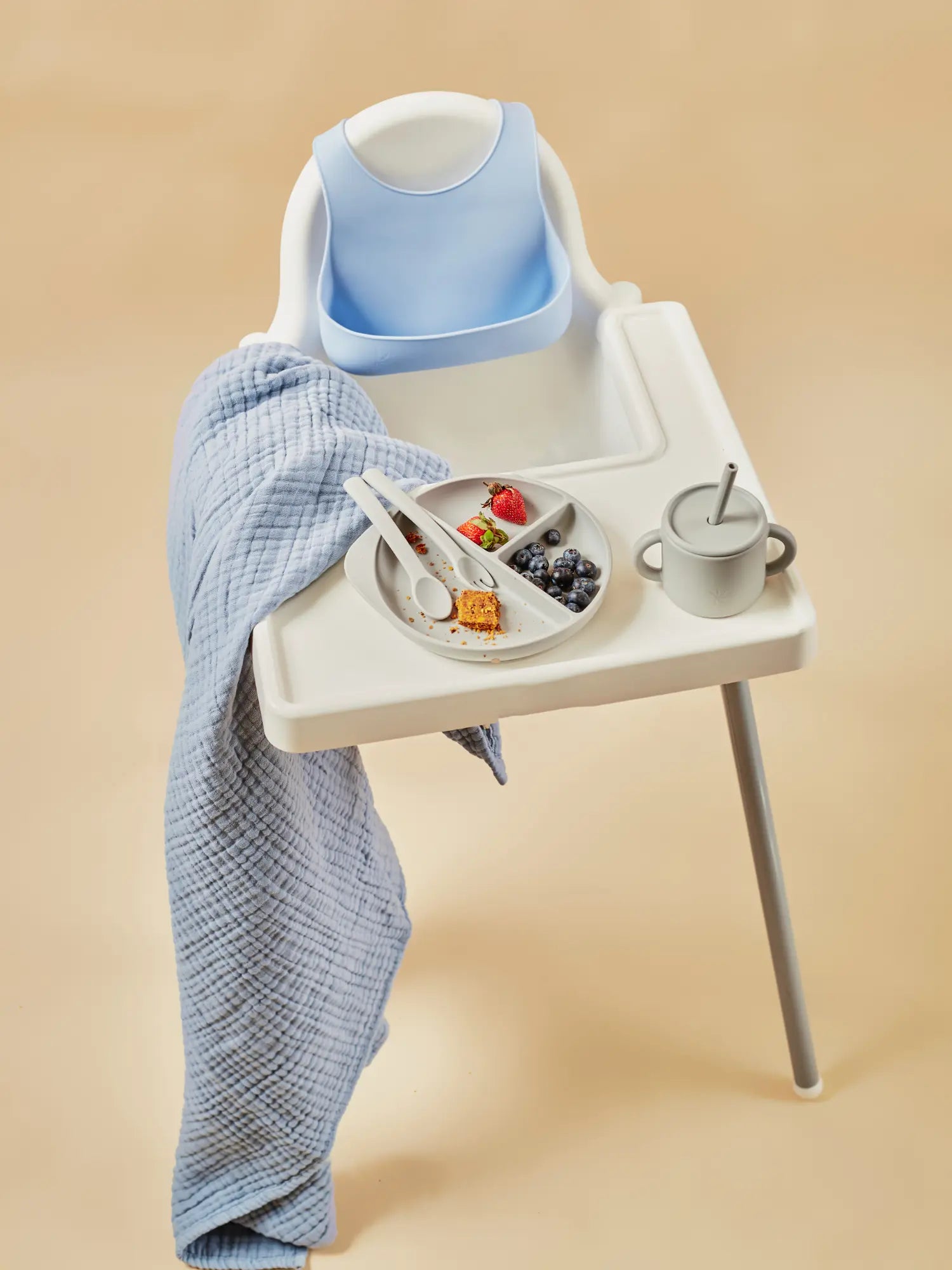 Paalm Baby silicone suction section plate - 3-compartment BPA-free Nigeria
